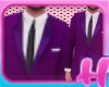 Stylish Purple Suit Top