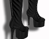 Black women's long boots