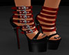 GL-DK Red PVC Heels