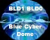 Blue Cyber dome