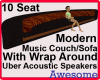 Acoustic 10 Seater Couch
