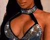 Kadarshian's shiny dress