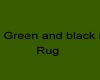 [69]green and black rug