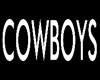 White Cowboys Wall Sign