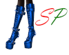 (SP) Blue Spiked Boot