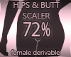 Hips & Butt Scaler 72%