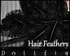 *D Raven Hair Feathers