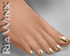 14K Gold Bare Feet