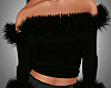 Black Fur Sweater