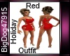 [BD] Red Holiday Outfit