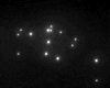 Sparkly White Stars Deco
