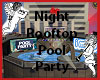 Night Rooftop Pool Party