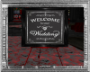 W| Wedding Welcome Sign