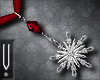 -V- Snow Necklace Silver