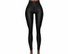 black tight leather pant