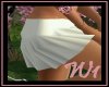 White pleat skirt