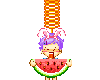 girl~watermelon dangle