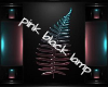pink black lamp