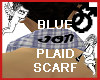 Blue Plaid Scarf JON