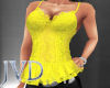 JVD Yellow Lace Top