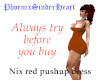 Nix orabge pushup dress