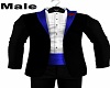 Tuxedo Black Blue Male