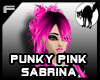 Punky Pink Sabrina hair