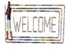 Lazer Welcome Sign