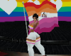 Lesbian Flag with Poses