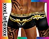 [L] Gold  Sexy Boxers