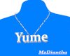 Yume silver necklace