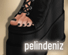 [P] Style black boots