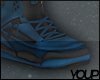 Y' Blue Jordans Spizike