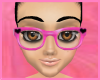 Pink nerdy glasses