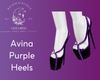 Avina Purple Heels