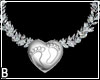 Footprint Heart Necklace
