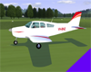 Airplane Animated Red