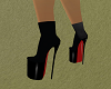 Red and Black Dom Shoes