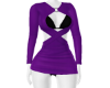 Purple Micro Mini Skirt