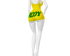 yellow BODY bodysuit