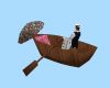 Animated row boat for 2