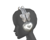 Pink Heart Headphones