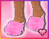 pink fluff heels