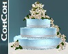 Coh's Blue Wedding Cake