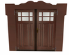 Animated Brown Doors