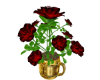 Red Roses Gold Glow Cup