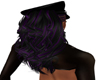 hair hat purpleblack