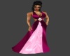 Magenta/Pink Ball Gown