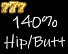 140% Hip/Butt Scaler