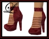 ~L~Wine AnkleStrap Shoes
